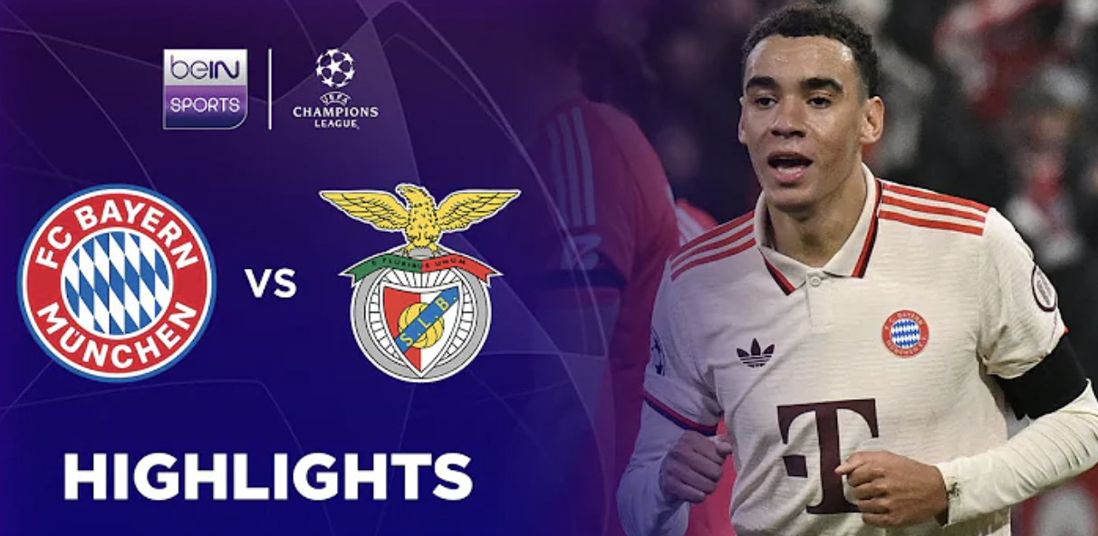 Bayern Munich 1-0 Benfica | Champions League 24/25 Match Highlights